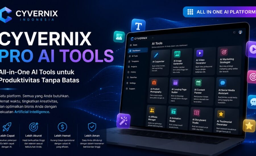 Cyvernix Indonesia Perkenalkan Cyvernix Pro AI Tools, Platform AI All-in-One untuk Meningkatkan Produktivitas Bisnis